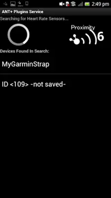 ANT+ Demo android App screenshot 2